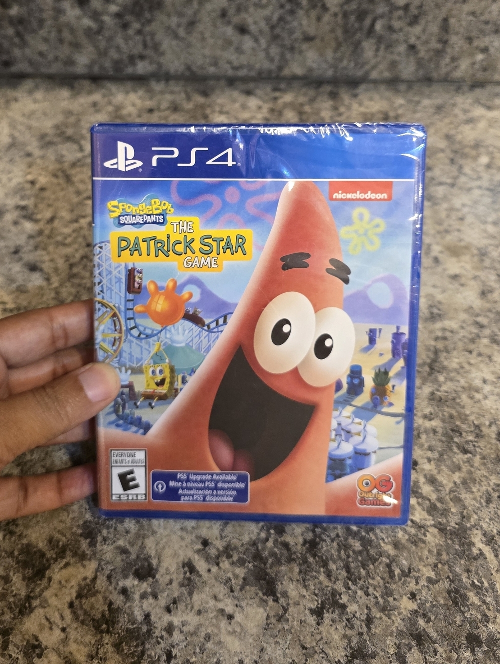 SpongeBob SquarePants: The Patrick Star Game" for the PlayStation 4